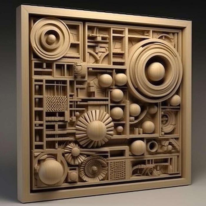 نموذج ثلاثي الأبعاد لآلة CNC 3D Art 